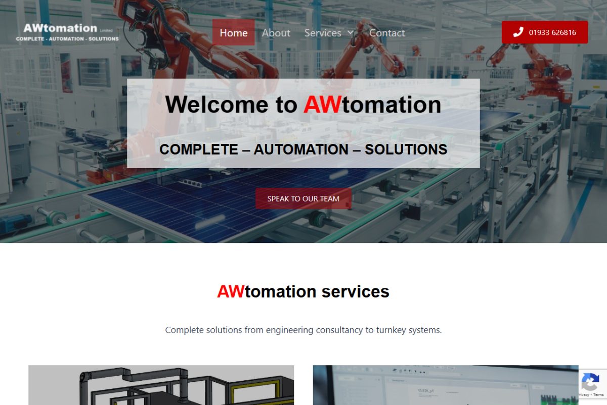 Engineering website design
