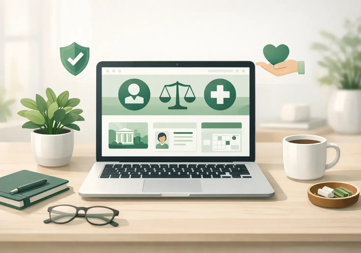 Website design for professional practices