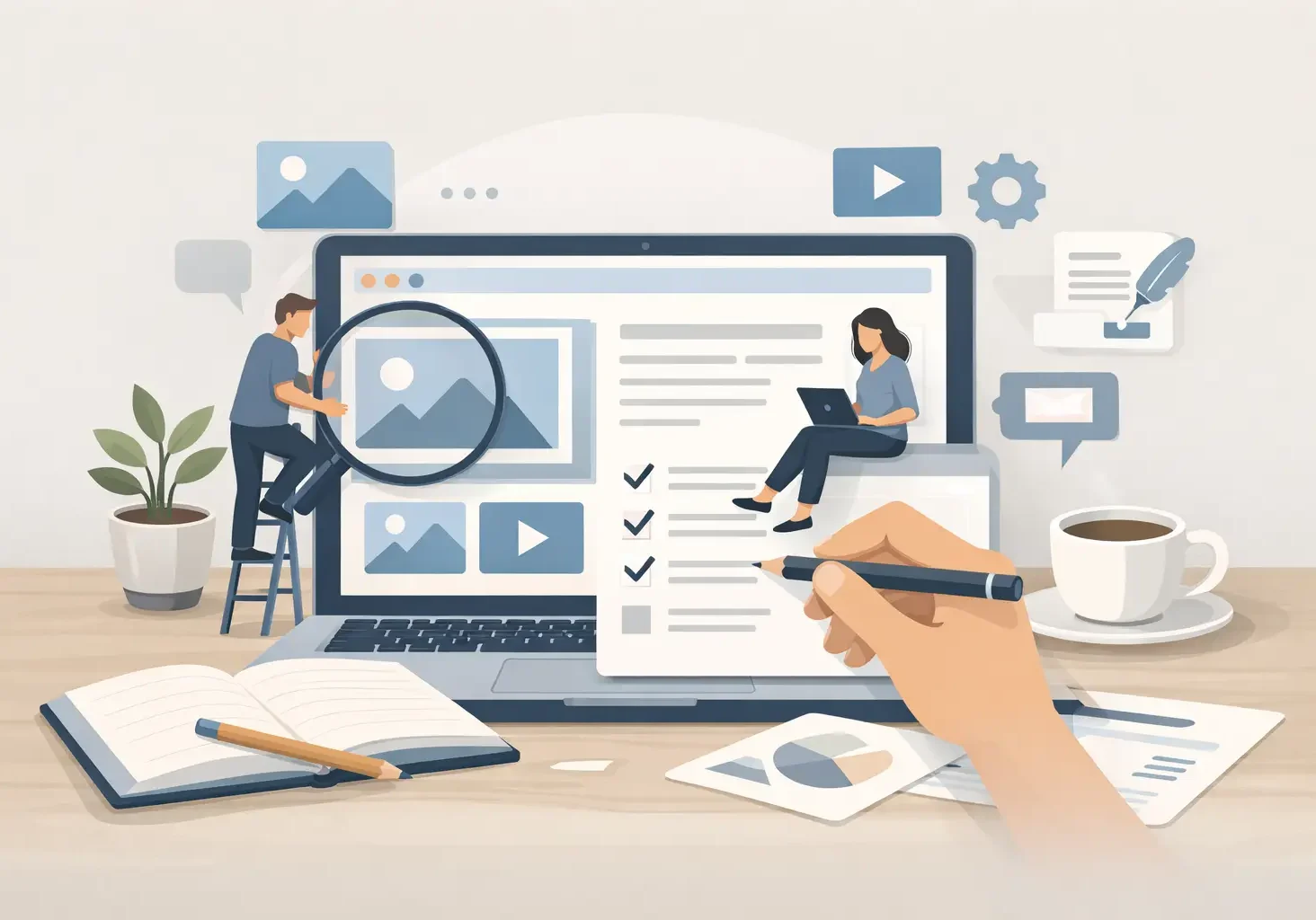 What a Website Content Update Service Covers