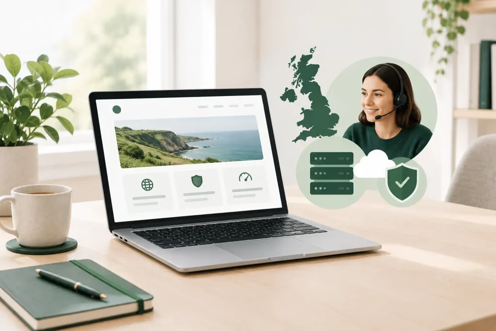UK website hosting with support that looks after you